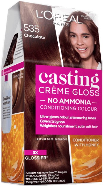 Casting Creme Gloss Semi-Permanent Hair Colour - 535 Chocolate | L'Oreal  Paris® Australia & Nz